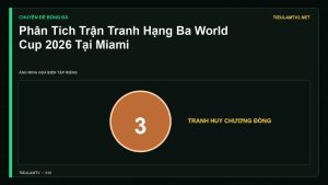 Minh họa Phân Tích Trận Tranh Hạng Ba World Cup 2026 Tại Miami - Tiểu Lâm TV