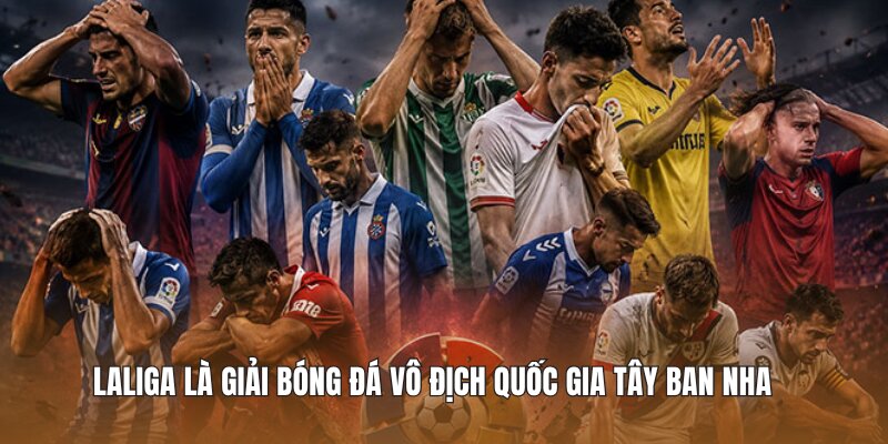 LaLiga là giải bóng đá vô địch quốc gia Tây Ban Nha 