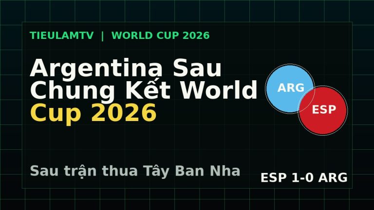 phân tích Argentina sau chung kết World Cup 2026 sau trận thua Tây Ban Nha
