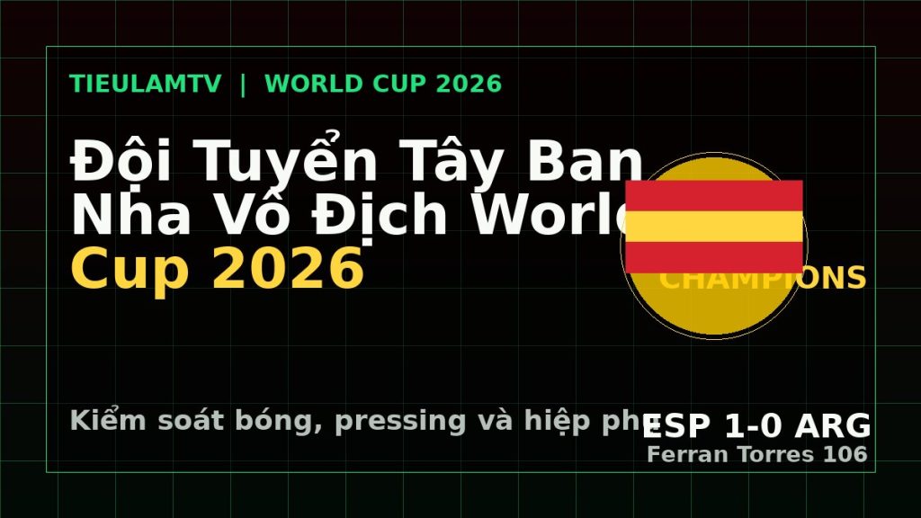 phân tích đội tuyển Tây Ban Nha vô địch World Cup 2026 sau trận thắng Argentina ở chung kết World Cup 2026