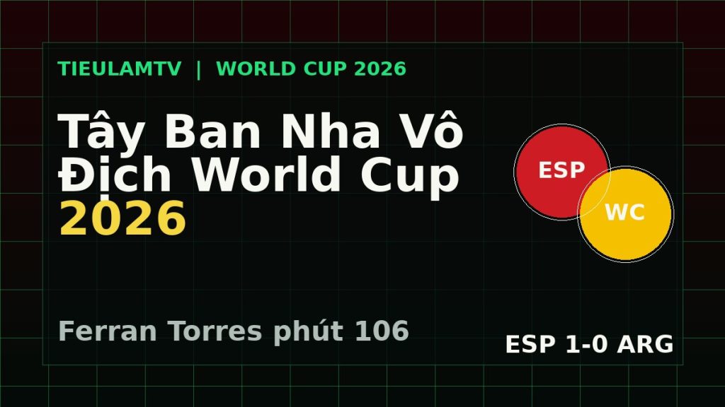 chiến thuật Tây Ban Nha chung kết World Cup 2026 sau chiến thắng trước Argentina ở chung kết World Cup 2026