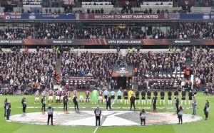Trận West Ham gặp Eintracht Frankfurt ở UEFA Europa League