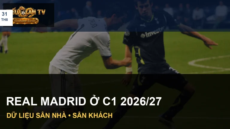 Ảnh đội bóng châu Âu liên quan đến đối thủ của Real Madrid tại c1 2026/27