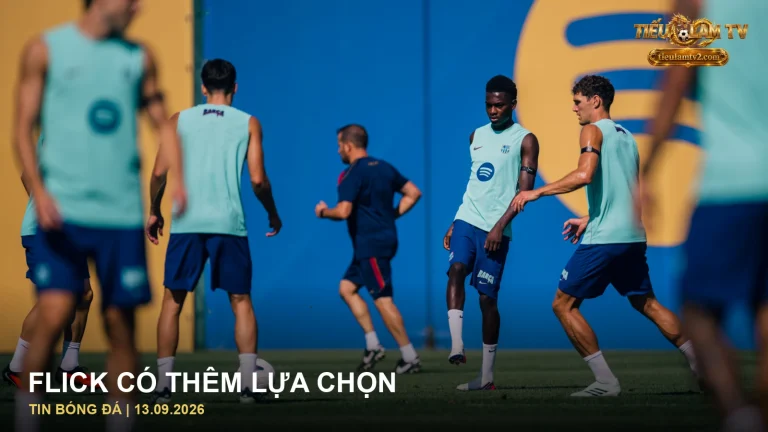 Cầu thủ Barcelona trong buổi tập ngày 11/9/2026 trước trận Levante