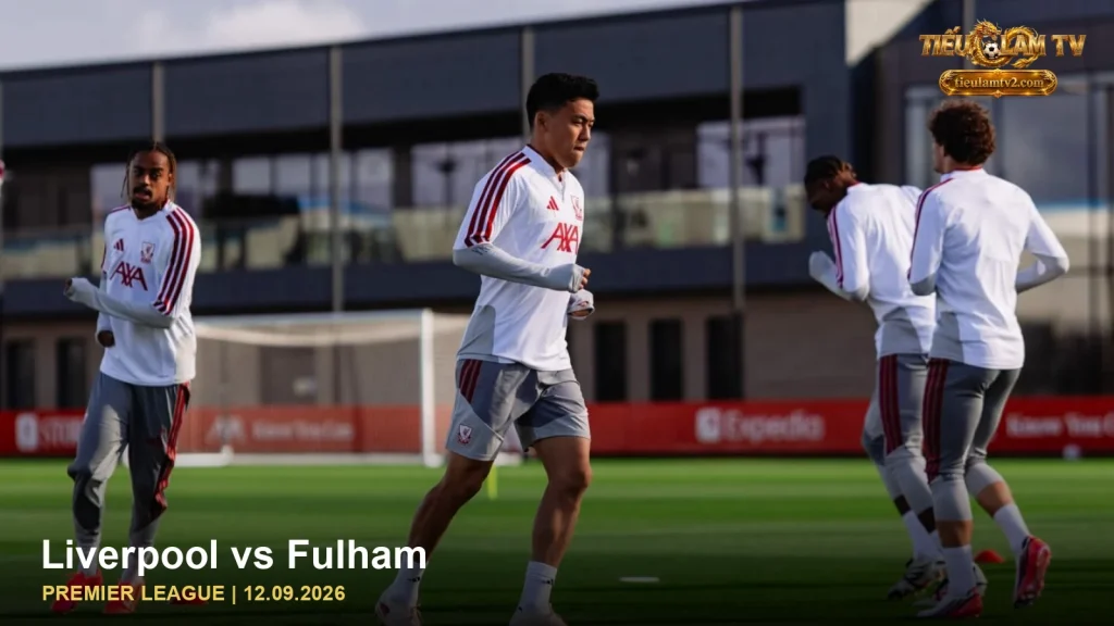 Liverpool vs Fulham — ảnh cầu thủ trên sân