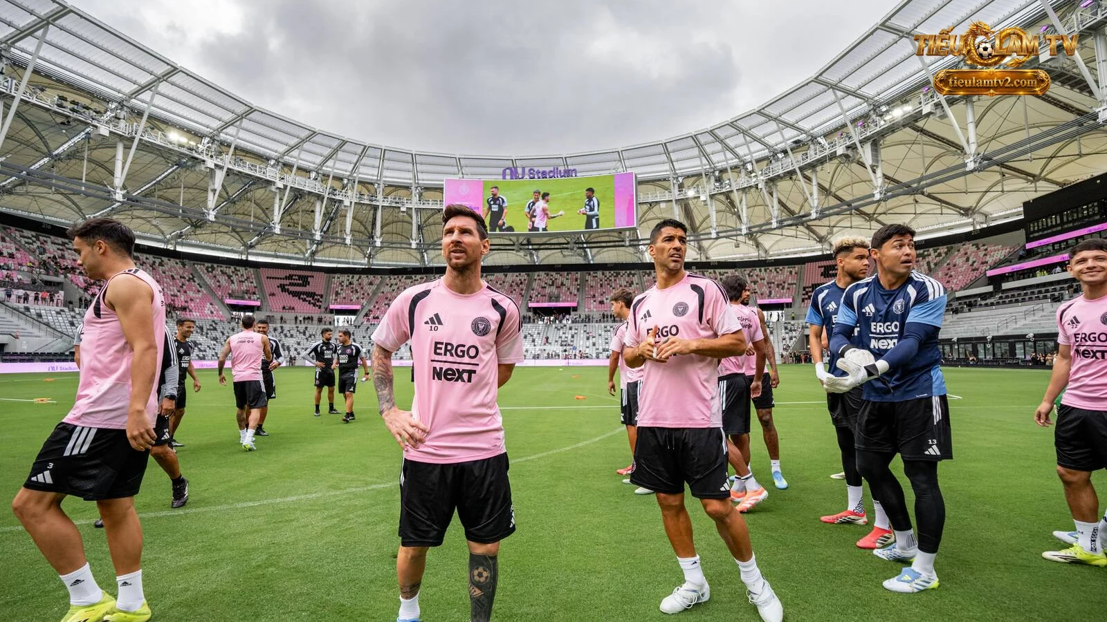 Inter Miami — cầu thủ tập luyện trong ảnh tư liệu