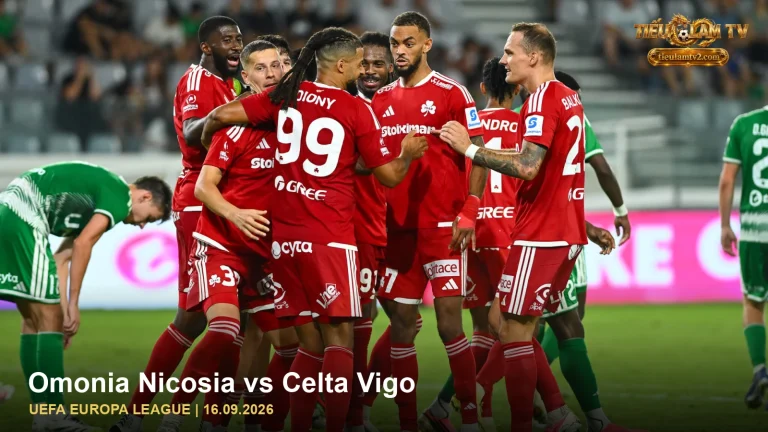 Omonia Nicosia trong ảnh đội bóng minh họa trận Omonia Nicosia vs Celta Vigo