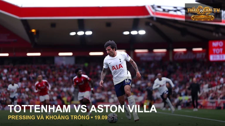 Cầu thủ Tottenham chuẩn bị cho trận gặp Aston Villa