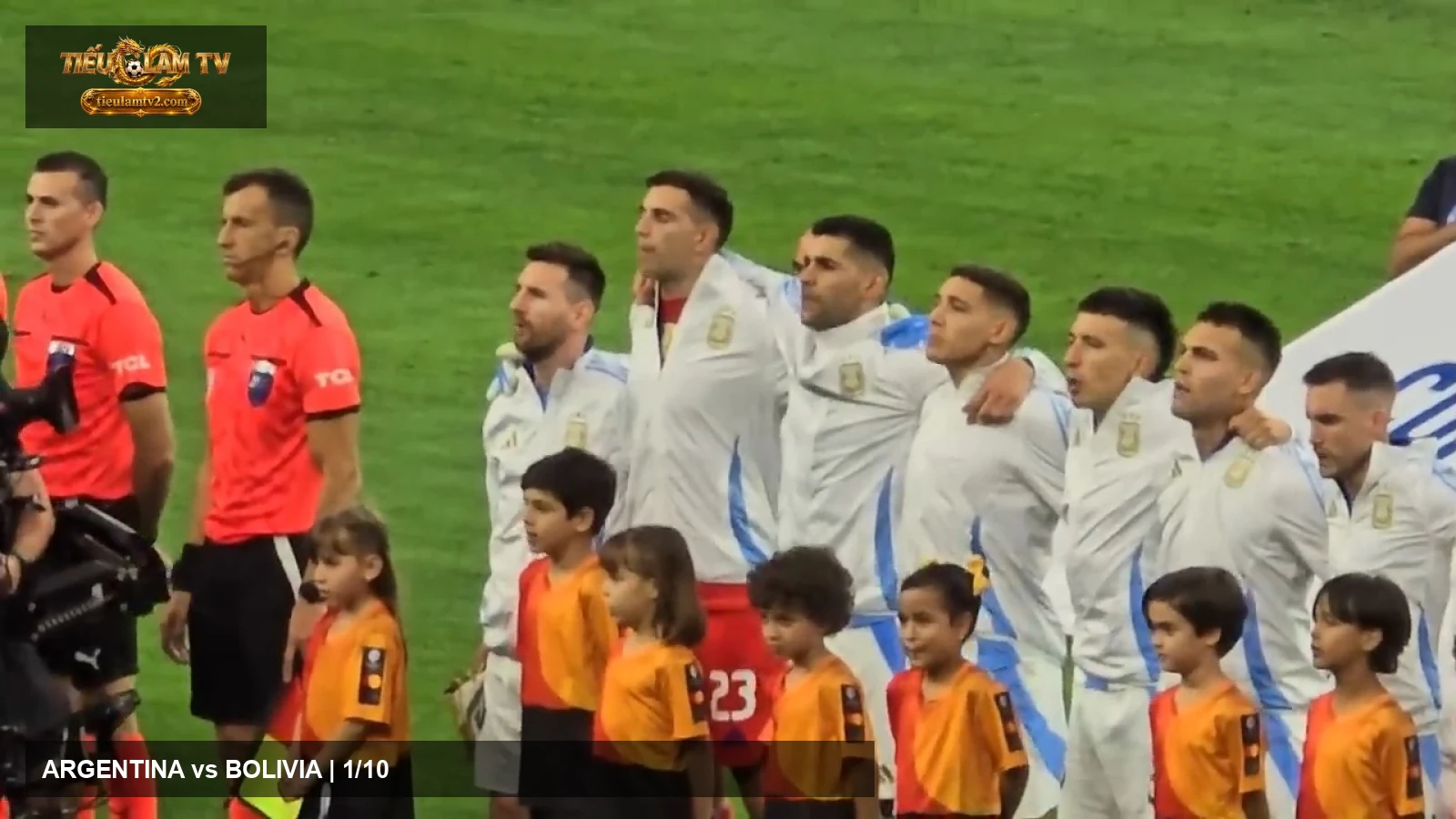 Đội tuyển Argentina trước trận ở Copa América 2024