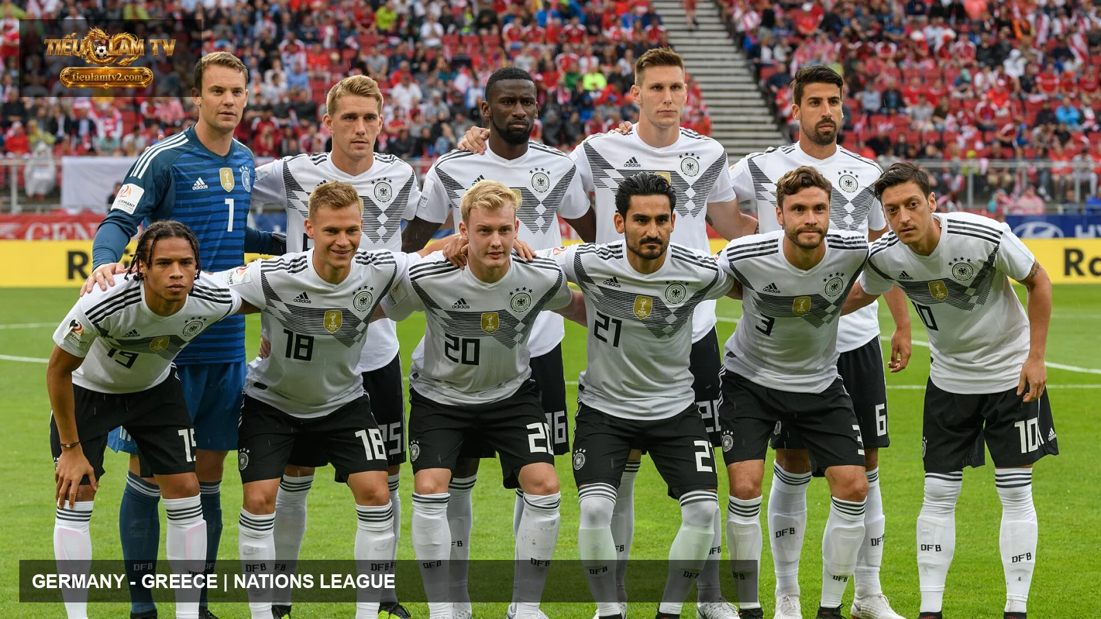 Đội tuyển Germany trước trận giao hữu với Austria năm 2018