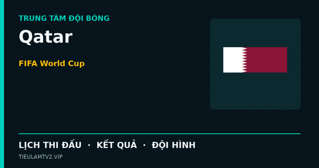 Đồ họa bóng đá Qatar tại FIFA World Cup